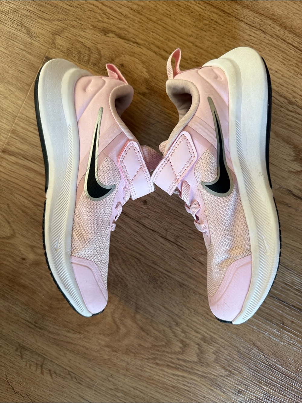 Nike Pink and Black Girls' Athletic Sneakers